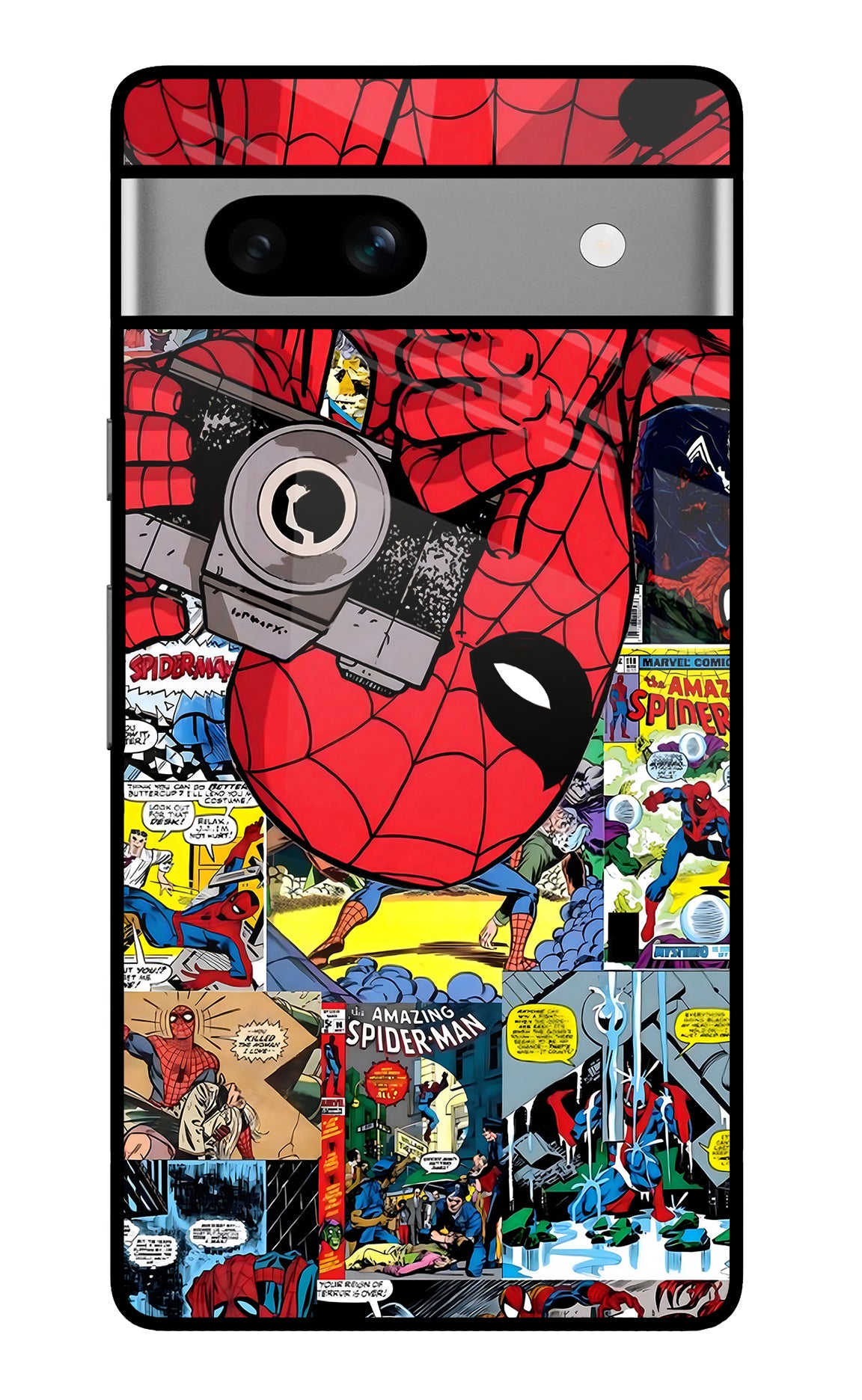 Spider Man Google Pixel 7A Back Cover