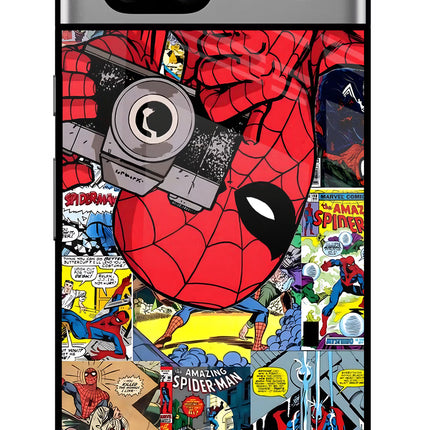 Spider Man Google Pixel 7A Glass Case