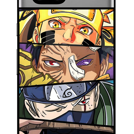 Naruto Character Google Pixel 7A Glass Case Back Cover by Casekaro