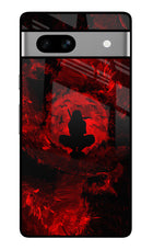 Itachi Uchiha Google Pixel 7A Glass Case