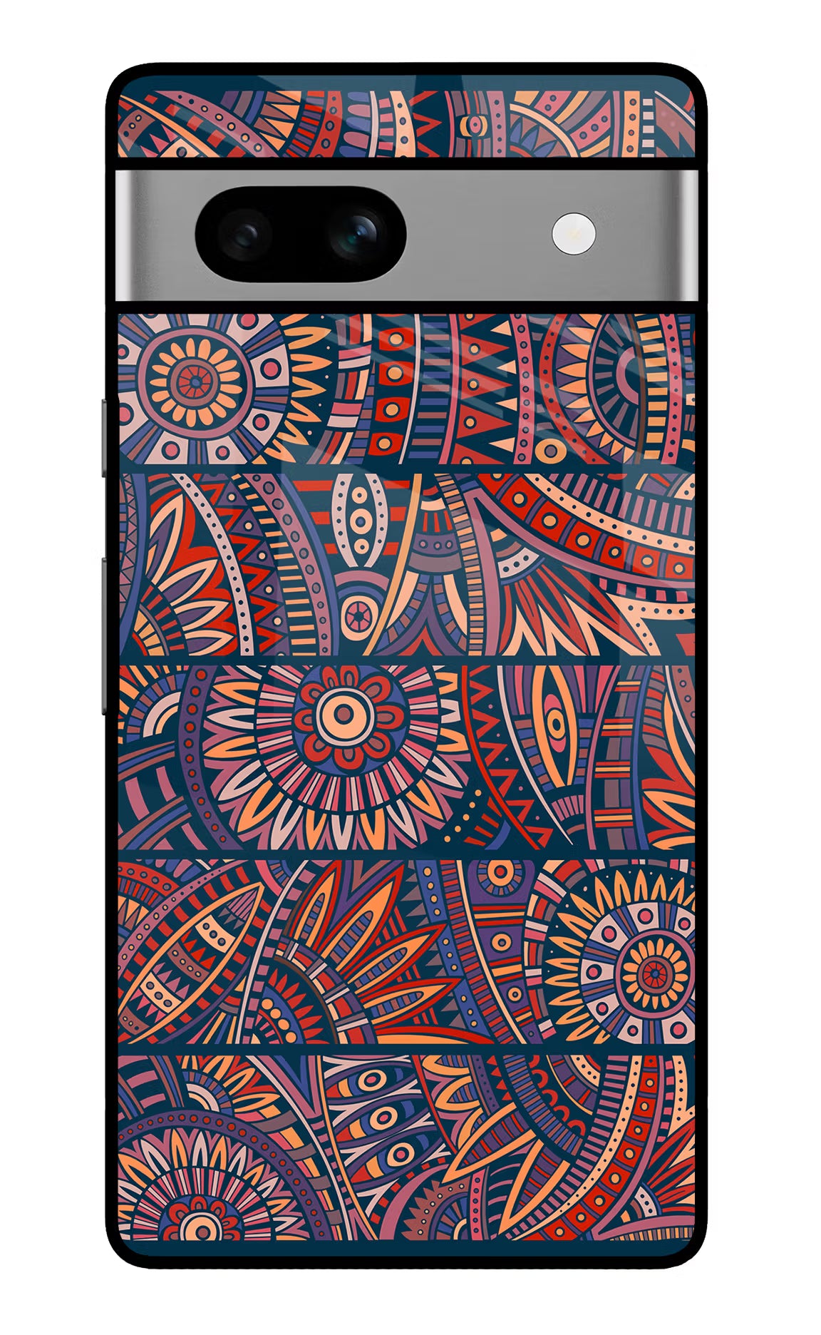 African Culture Design Google Pixel 7A Glass Case Back Cover by Casekaro