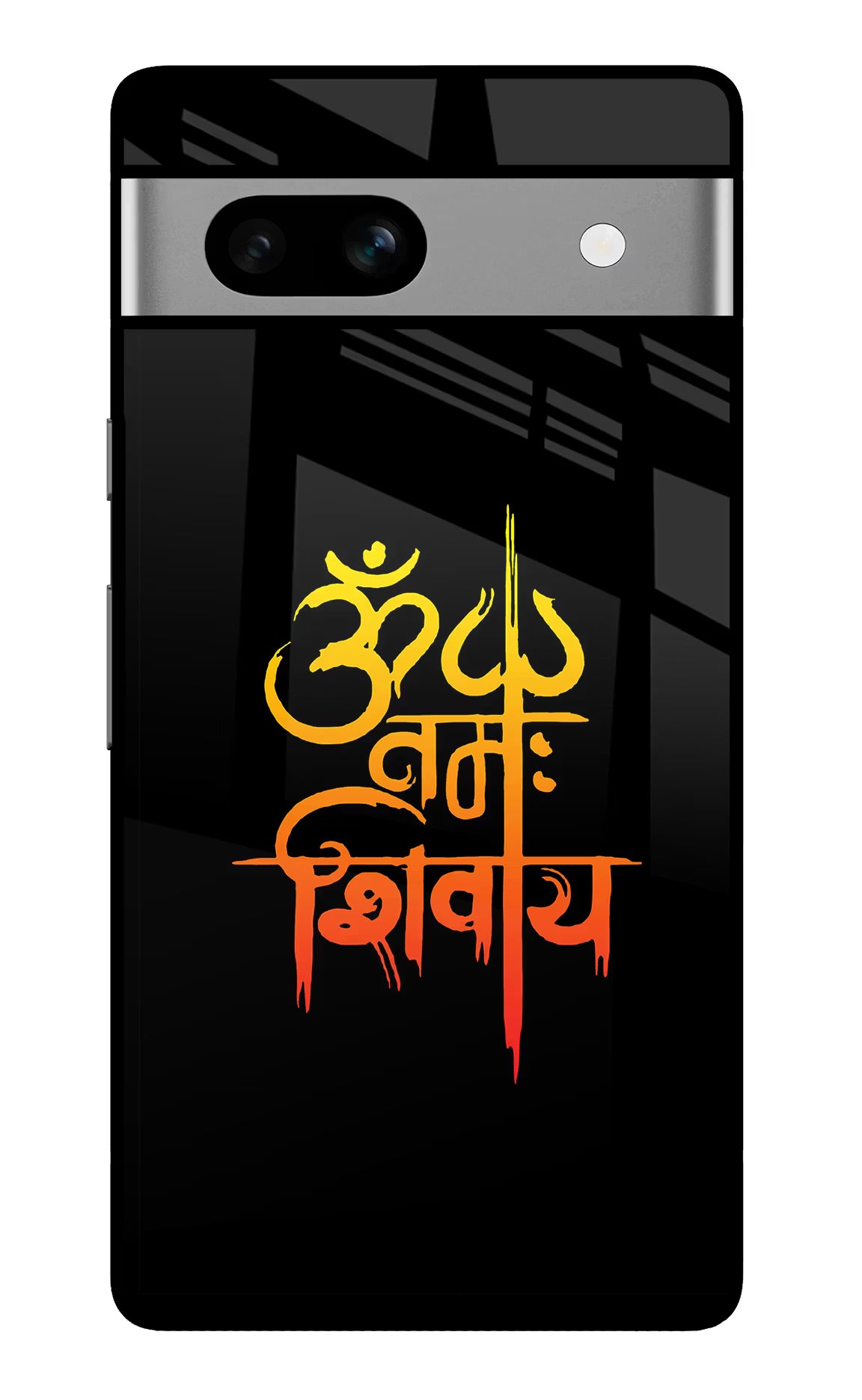 Om Namah Shivay Google Pixel 7A Glass Case Back Cover by Casekaro