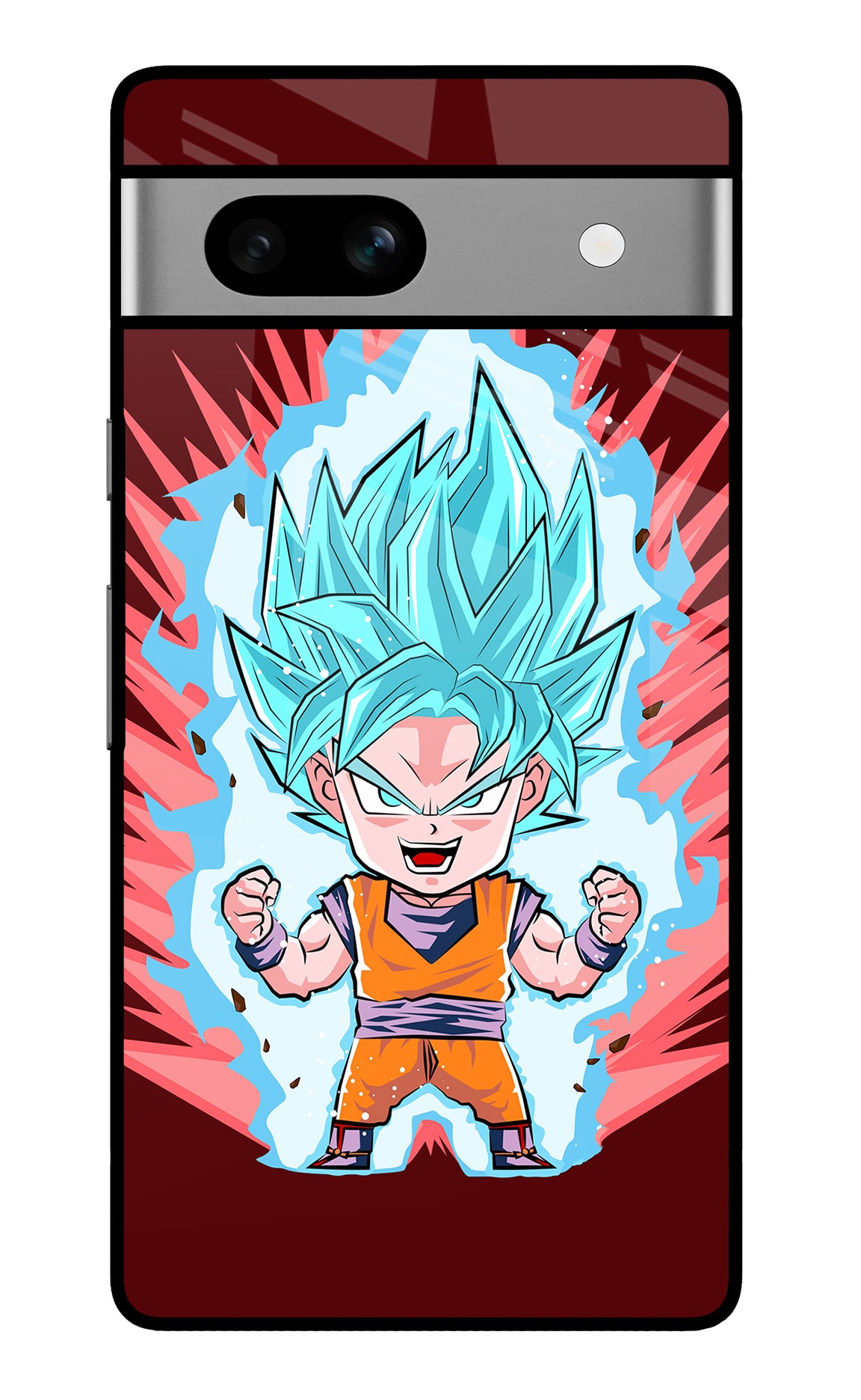 Goku Little Google Pixel 7A Glass Case