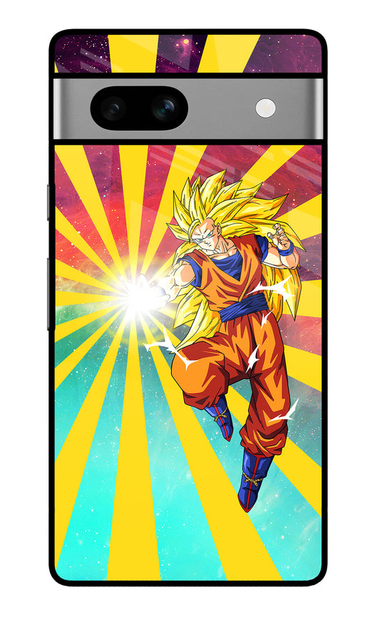 Goku Super Saiyan Google Pixel 7A Glass Case