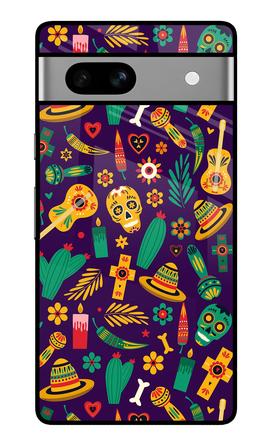 Mexican Artwork Google Pixel 7A Back Cover