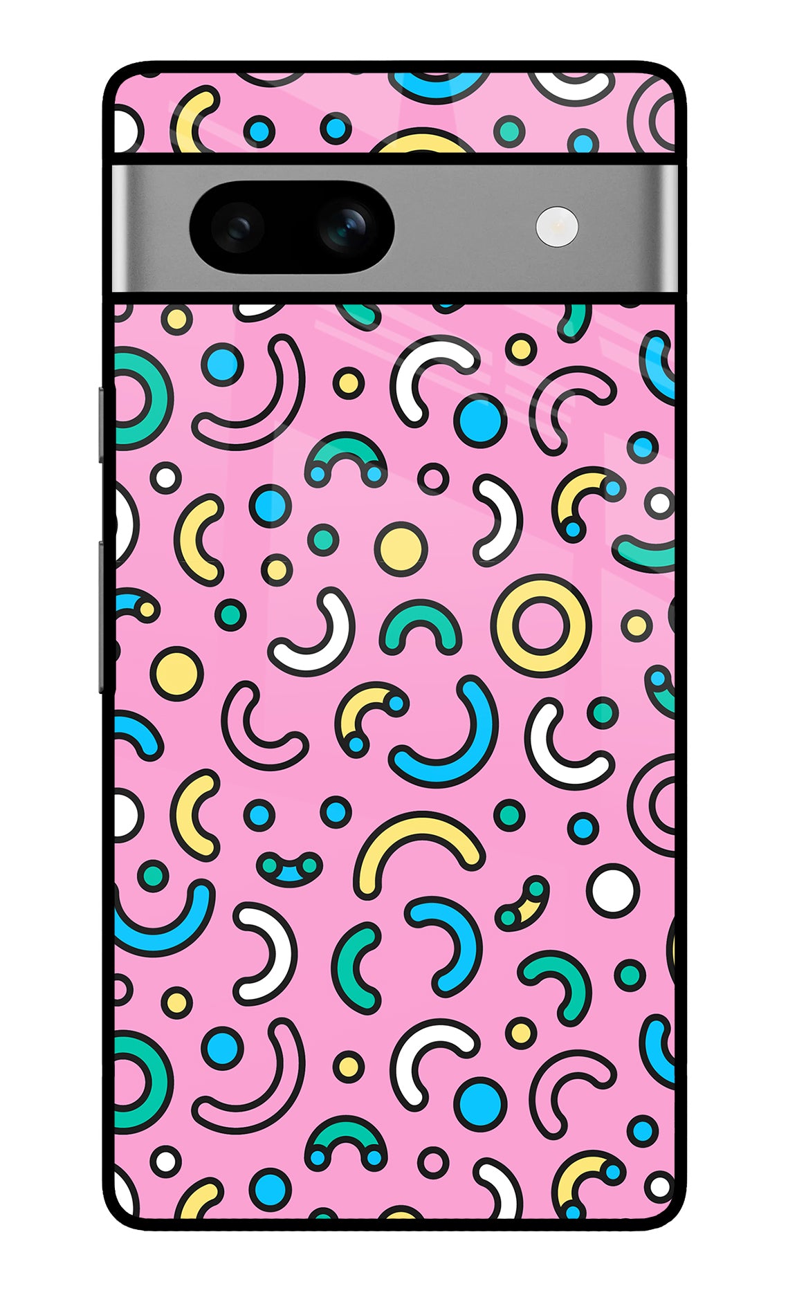 Memphis Design Google Pixel 7A Back Cover