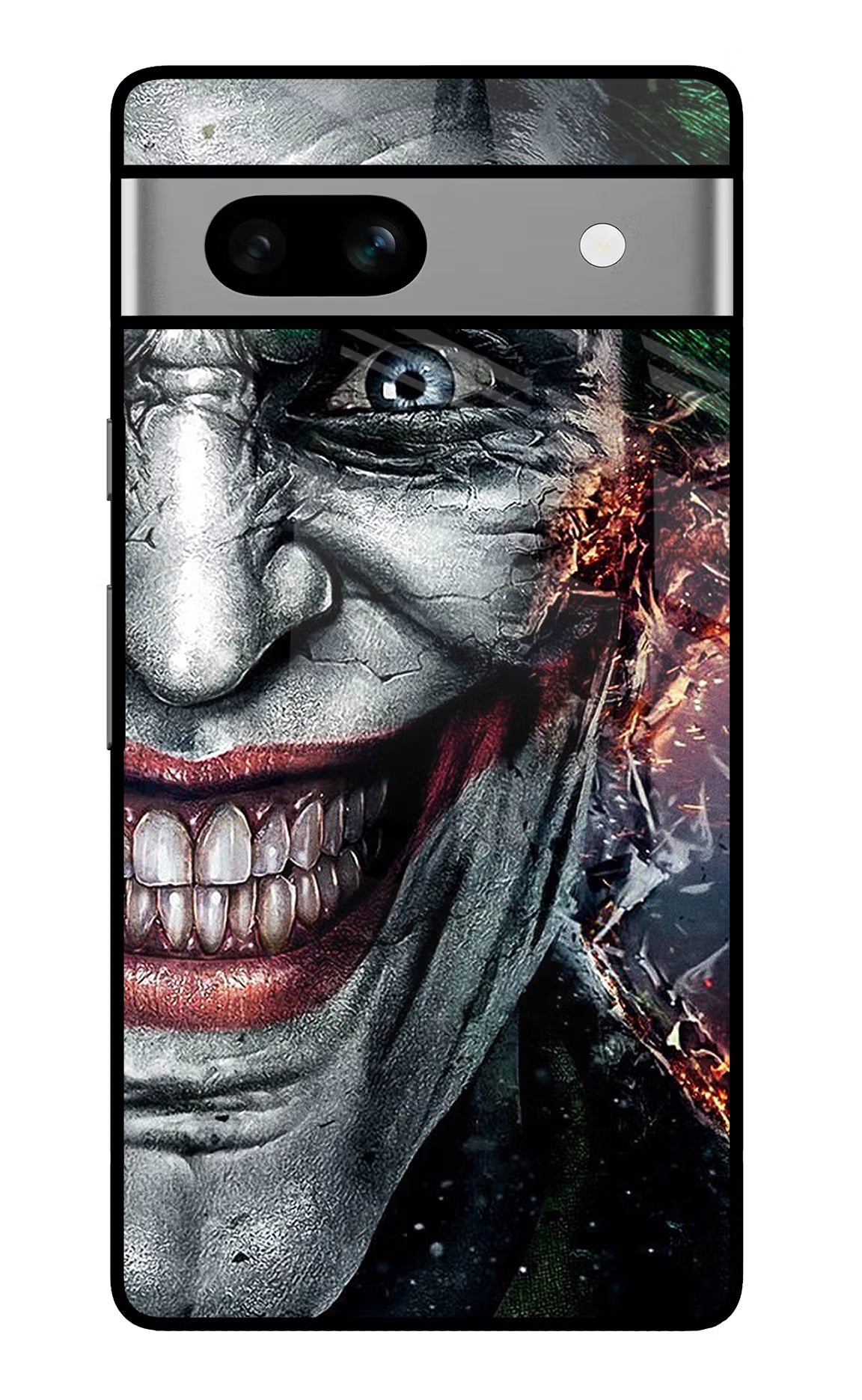 Joker Cam Google Pixel 7A Glass Case Back Cover by Casekaro