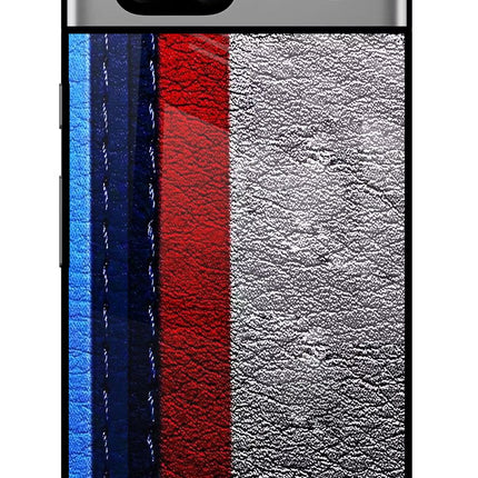 BMW Stripes Google Pixel 7A Glass Case