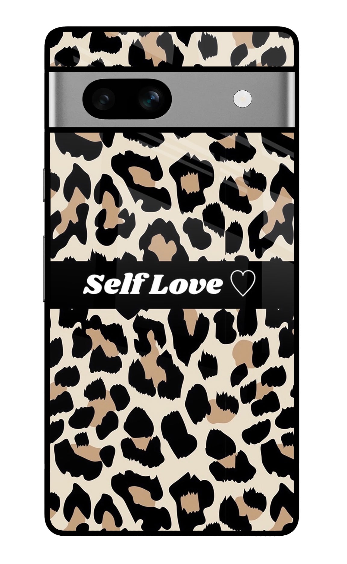 Leopard Print Self Love Google Pixel 7A Back Cover