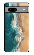Ocean Beach Google Pixel 7A Glass Case
