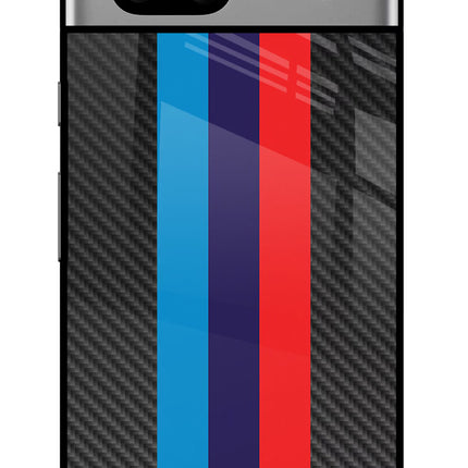 BMW Stripes Pattern Google Pixel 7A Glass Case