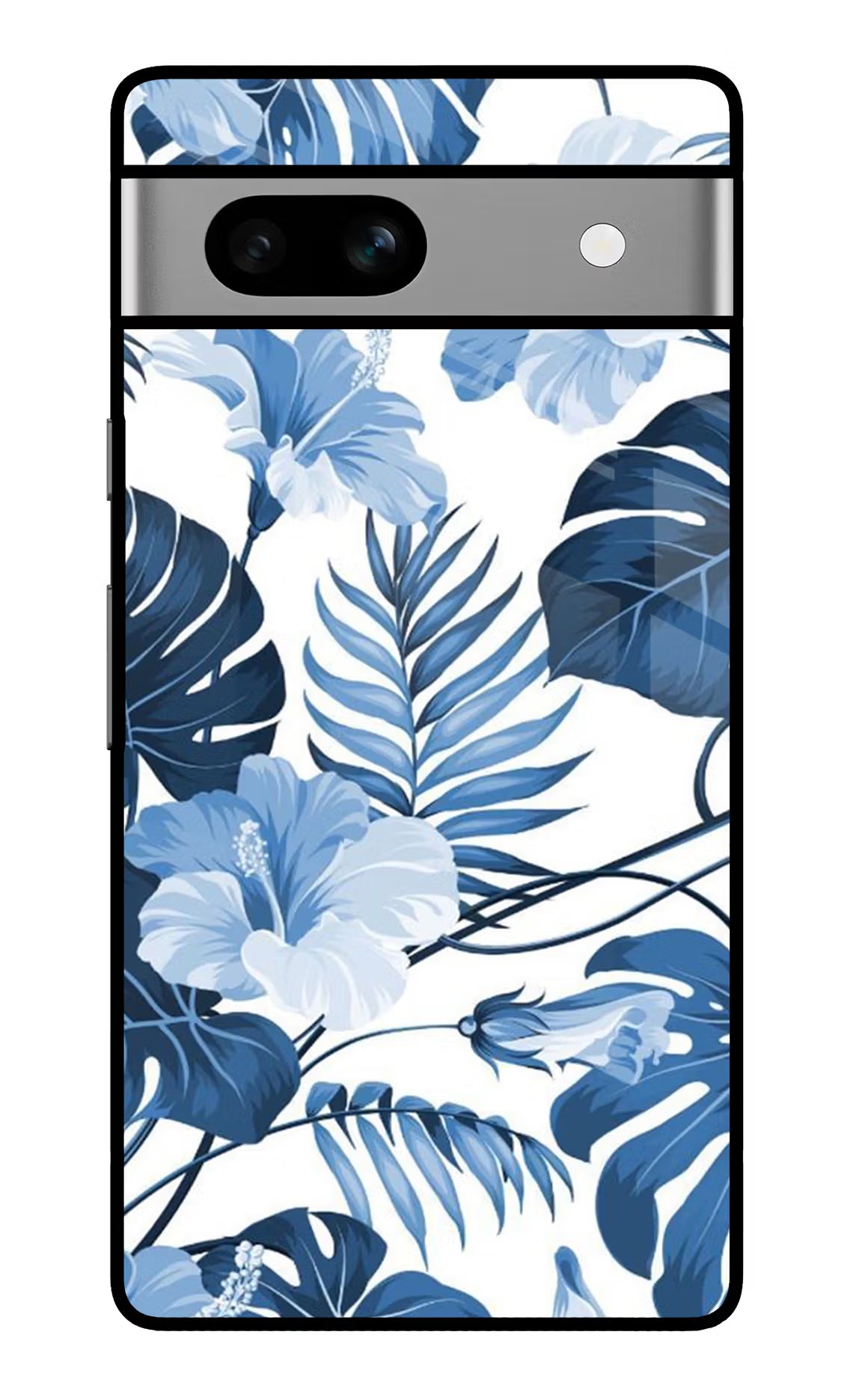 Fabric Art Google Pixel 7A Glass Case Back Cover by Casekaro