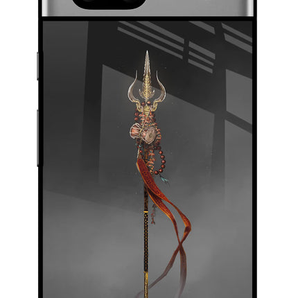 Shiv Trishul Google Pixel 7A Glass Case