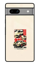 Classic Porsche 911 Google Pixel 7A Glass Case