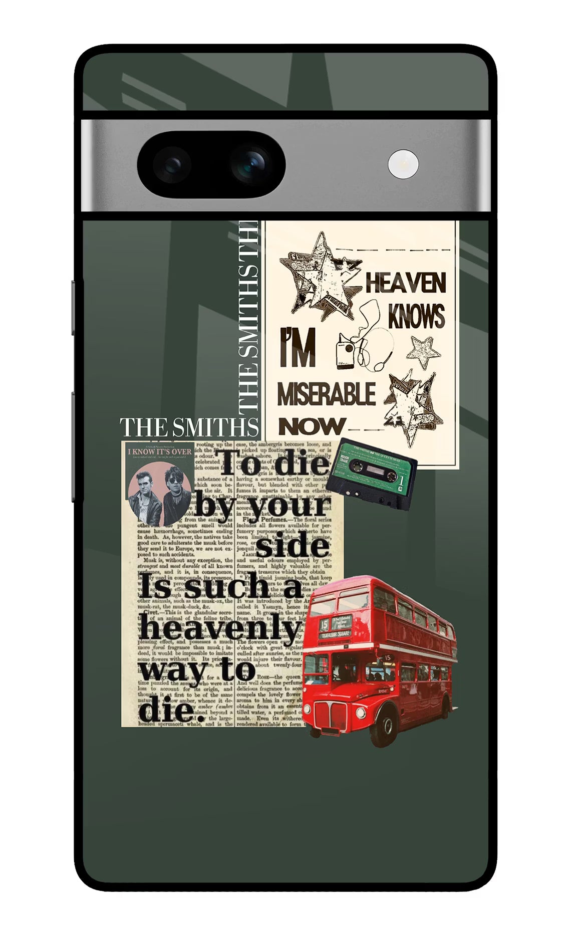 The Smiths Google Pixel 7A Glass Case Back Cover by Casekaro