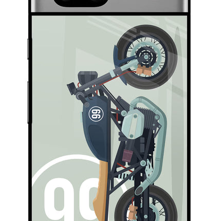 Classic Cafe Racer 99 Google Pixel 7A Glass Case