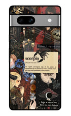 Scorpio Zodiac Google Pixel 7A Glass Case