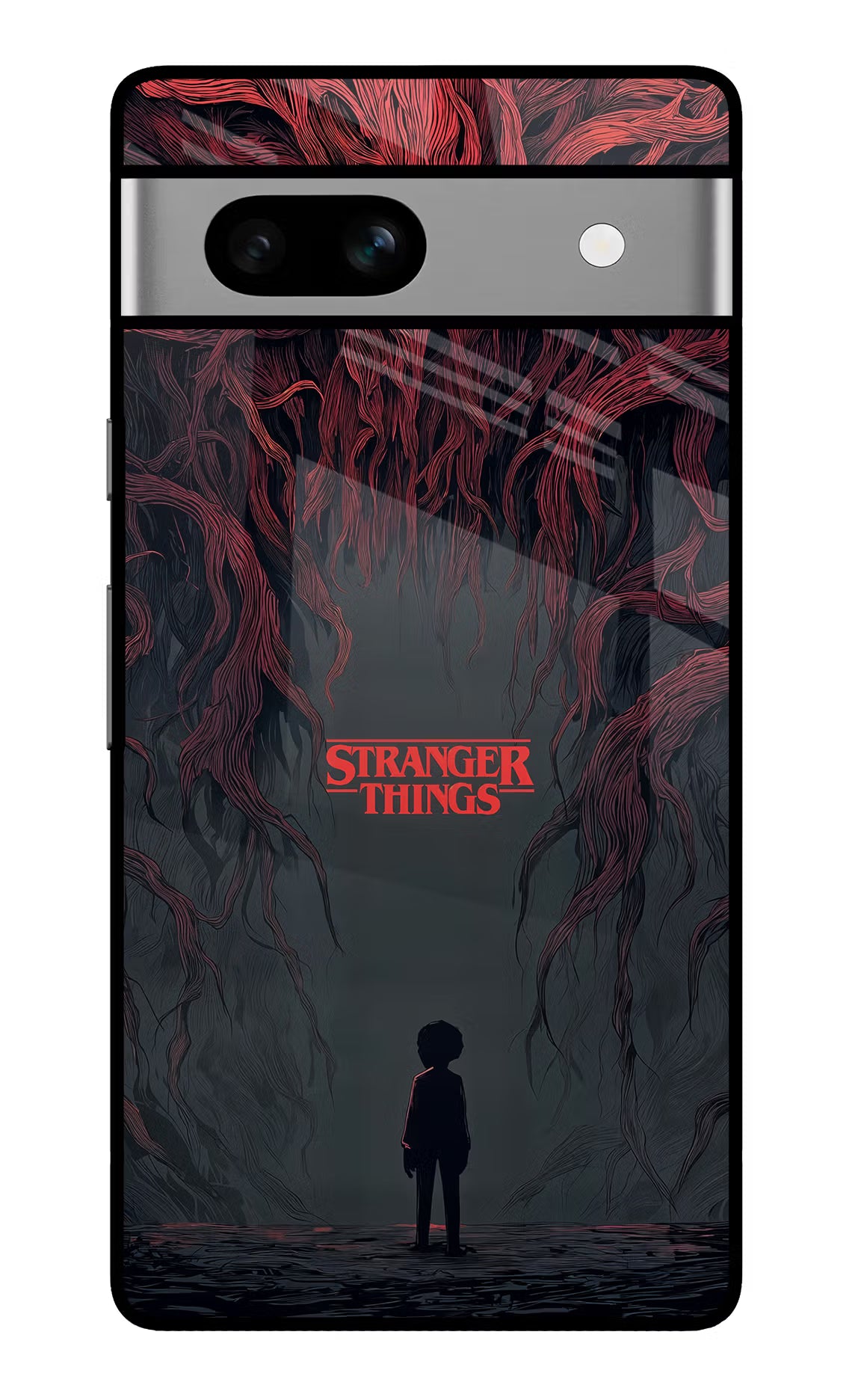 Ordinary Things Dark Side Google Pixel 7A Glass Case Back Cover by Casekaro