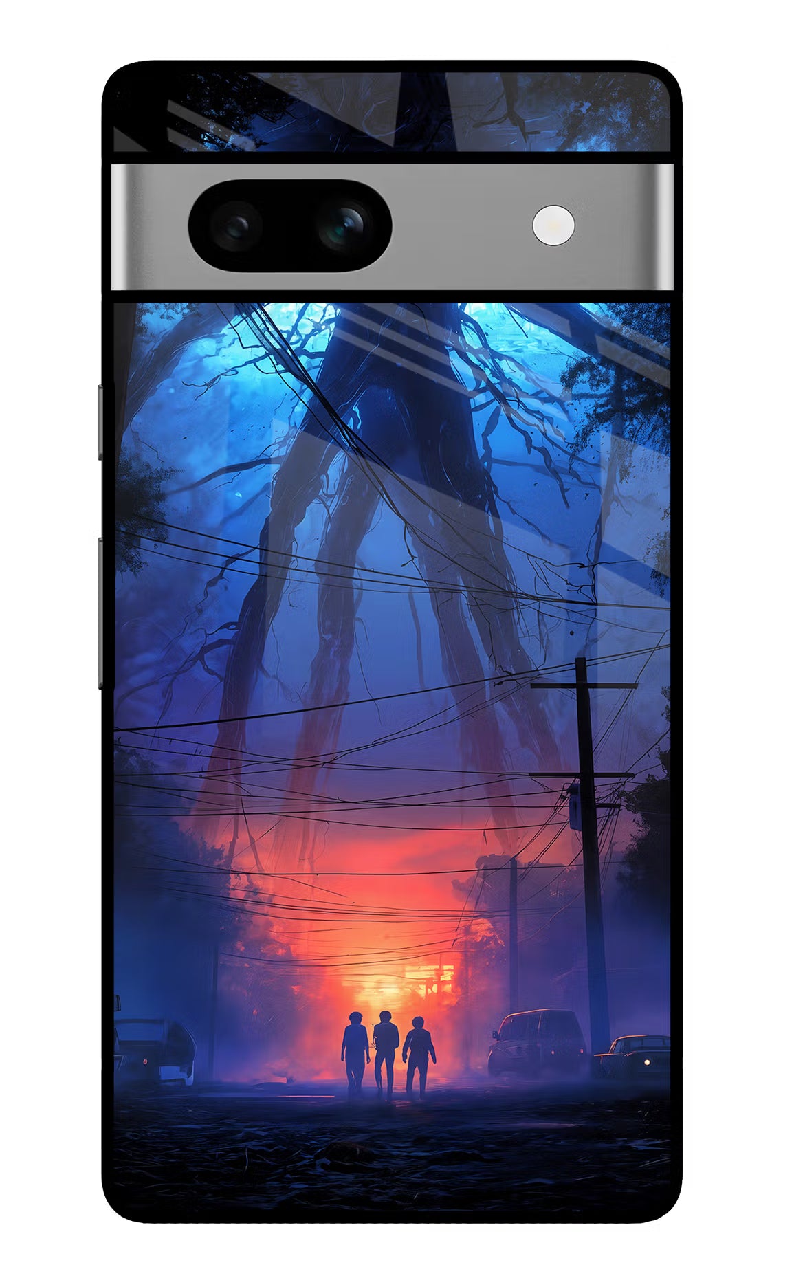 Ordinary Things Shadow Google Pixel 7A Glass Case Back Cover by Casekaro