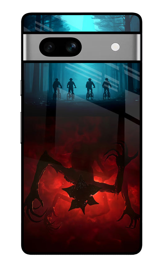 Ordinary Things Downside Up Google Pixel 7A Glass Case