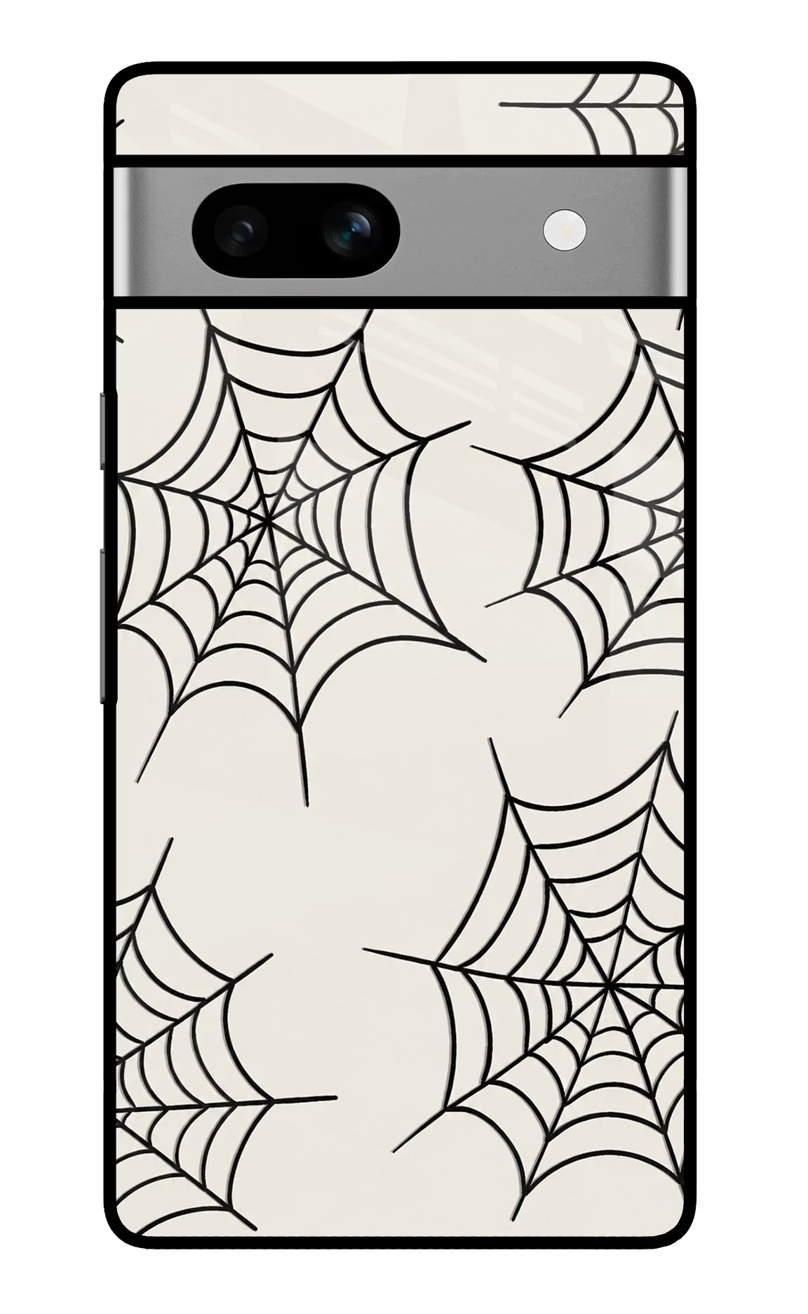 Spider Web Google Pixel 7A Glass Case