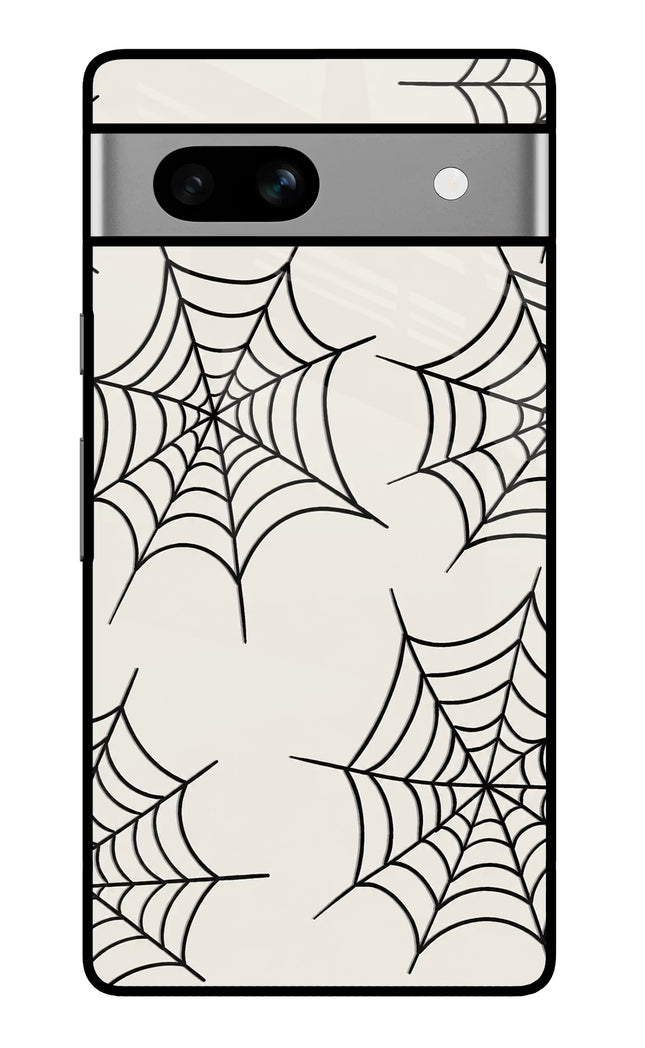 Spider Web Google Pixel 7A Glass Case