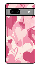 Hearty case Google Pixel 7A Glass Case