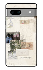 Soft Aesthetic Google Pixel 7A Glass Case