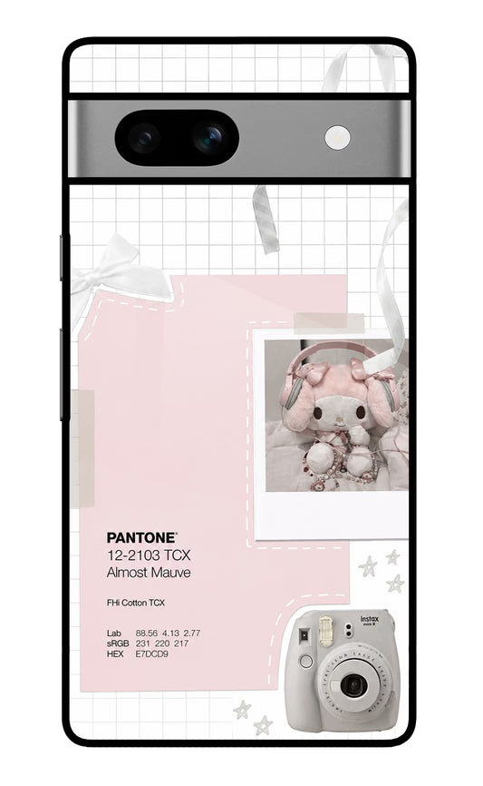 Pantone Asthetic Google Pixel 7A Glass Case