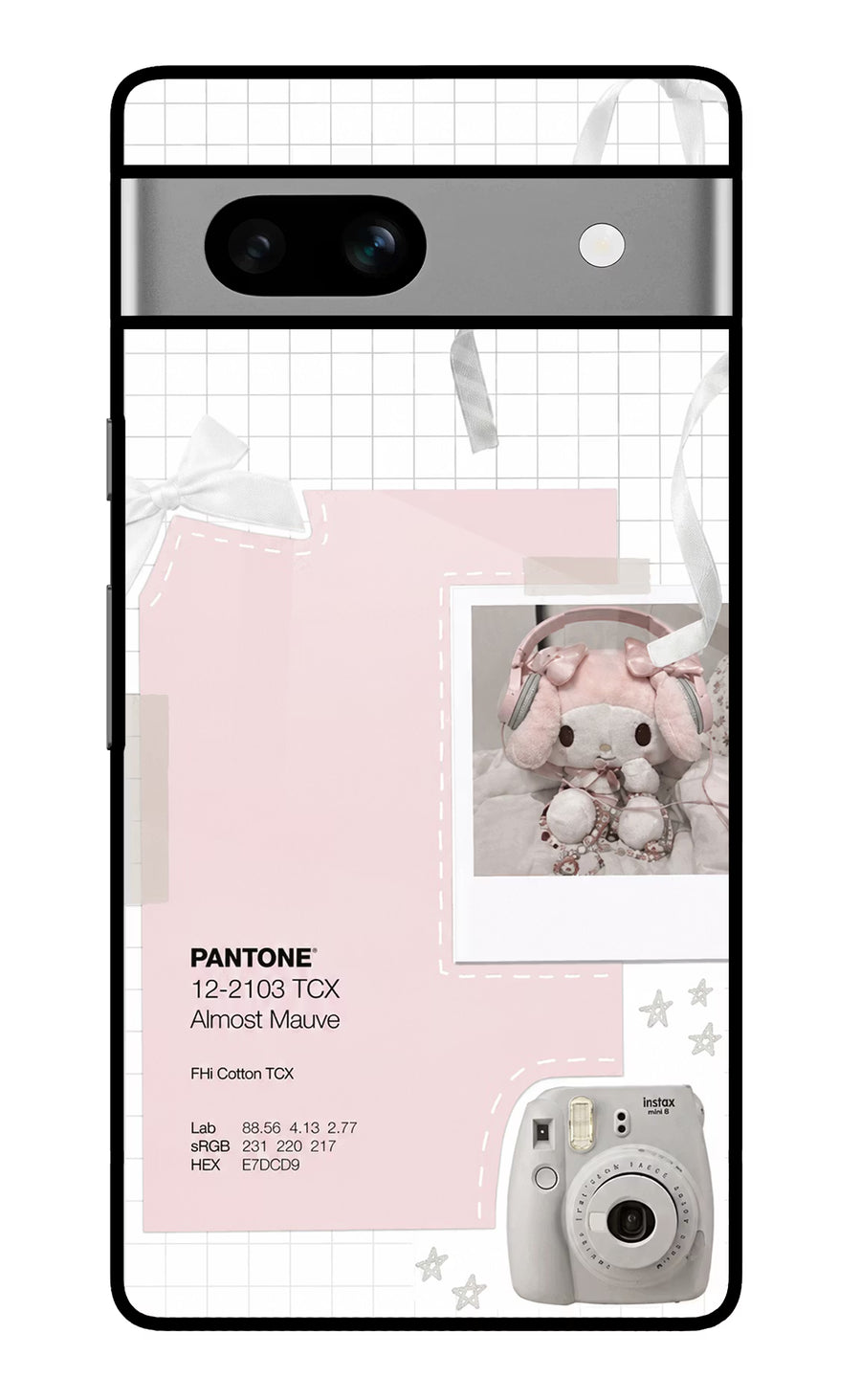 Pantone Asthetic Google Pixel 7A Back Cover, Glass case