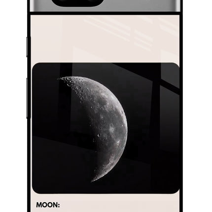 Moon Phase Google Pixel 7A Glass Case