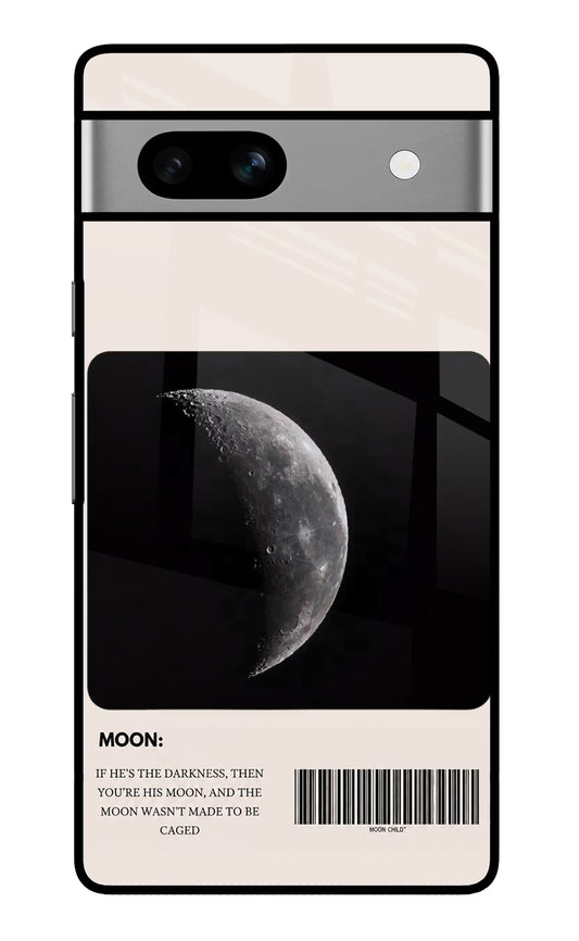 Moon Phase Google Pixel 7A Glass Case