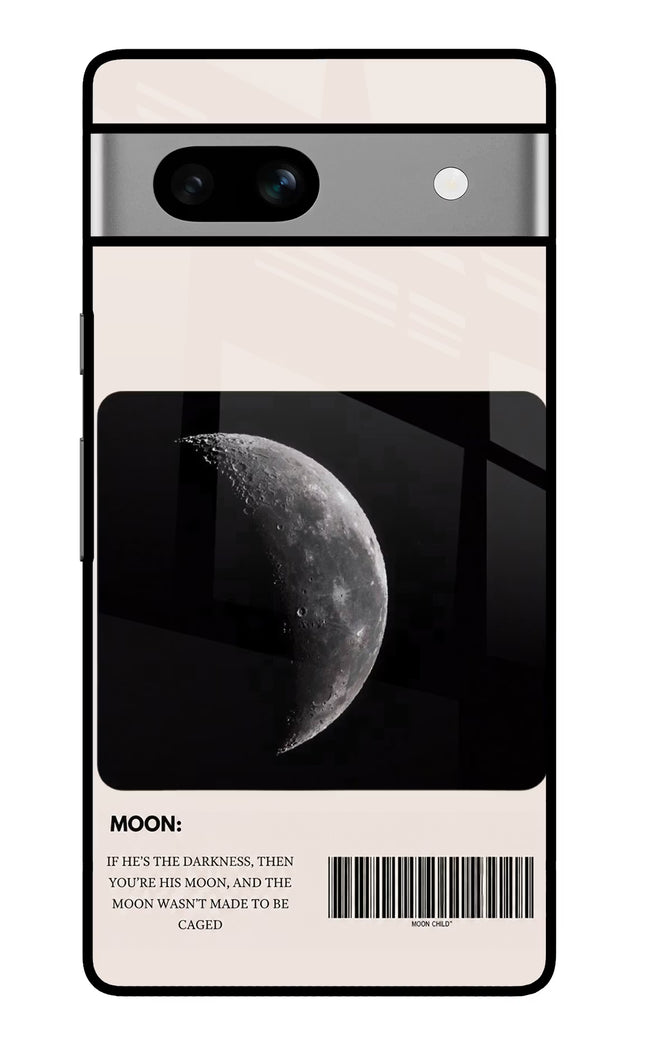 Moon Phase Google Pixel 7A Glass Case