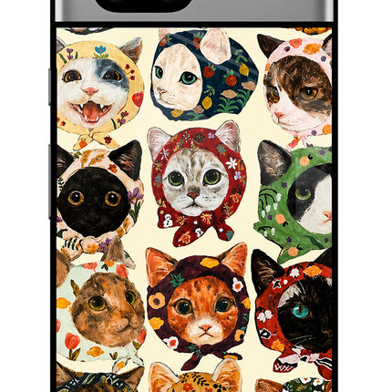 Cool Cat Google Pixel 7A Glass Case