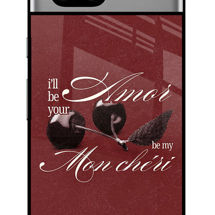Velvet Cherry Google Pixel 7A Glass Case