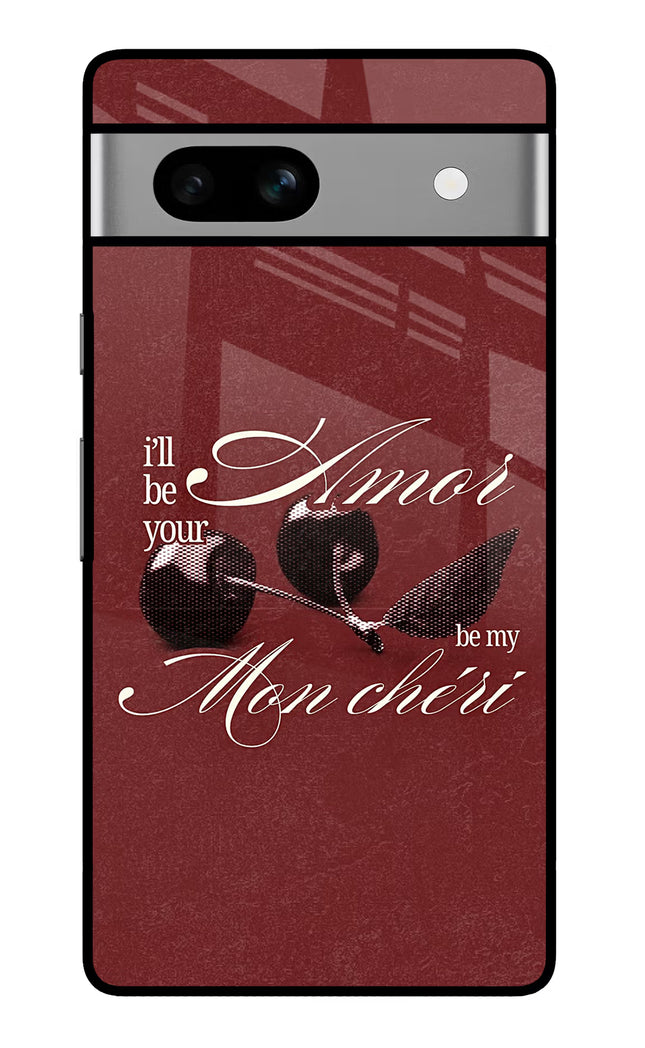 Velvet Cherry Google Pixel 7A Glass Case