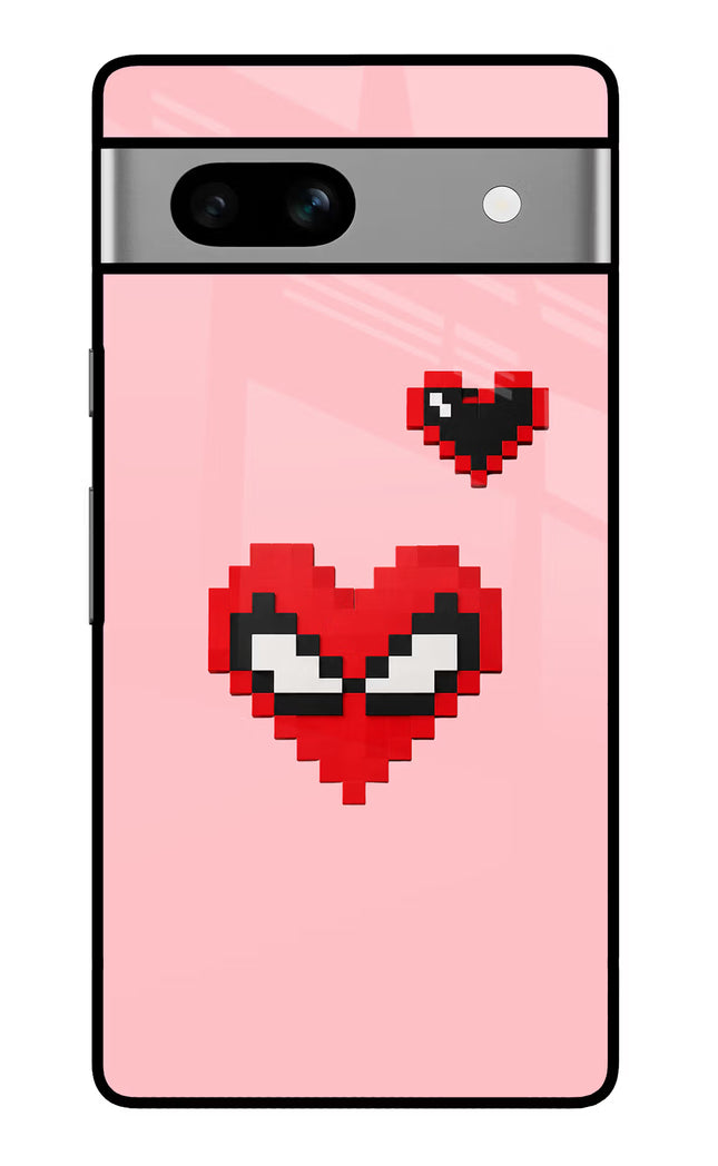 Gwen Heart Google Pixel 7A Glass Case