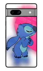 Stitch Hug Google Pixel 7A Glass Case