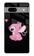 Angel Crush Google Pixel 7A Glass Case