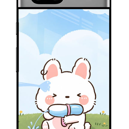 Bunny Treat Google Pixel 7A Glass Case