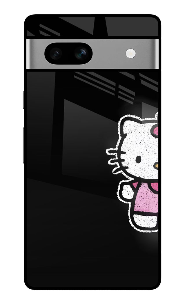 Kitty Charm Google Pixel 7A Glass Case