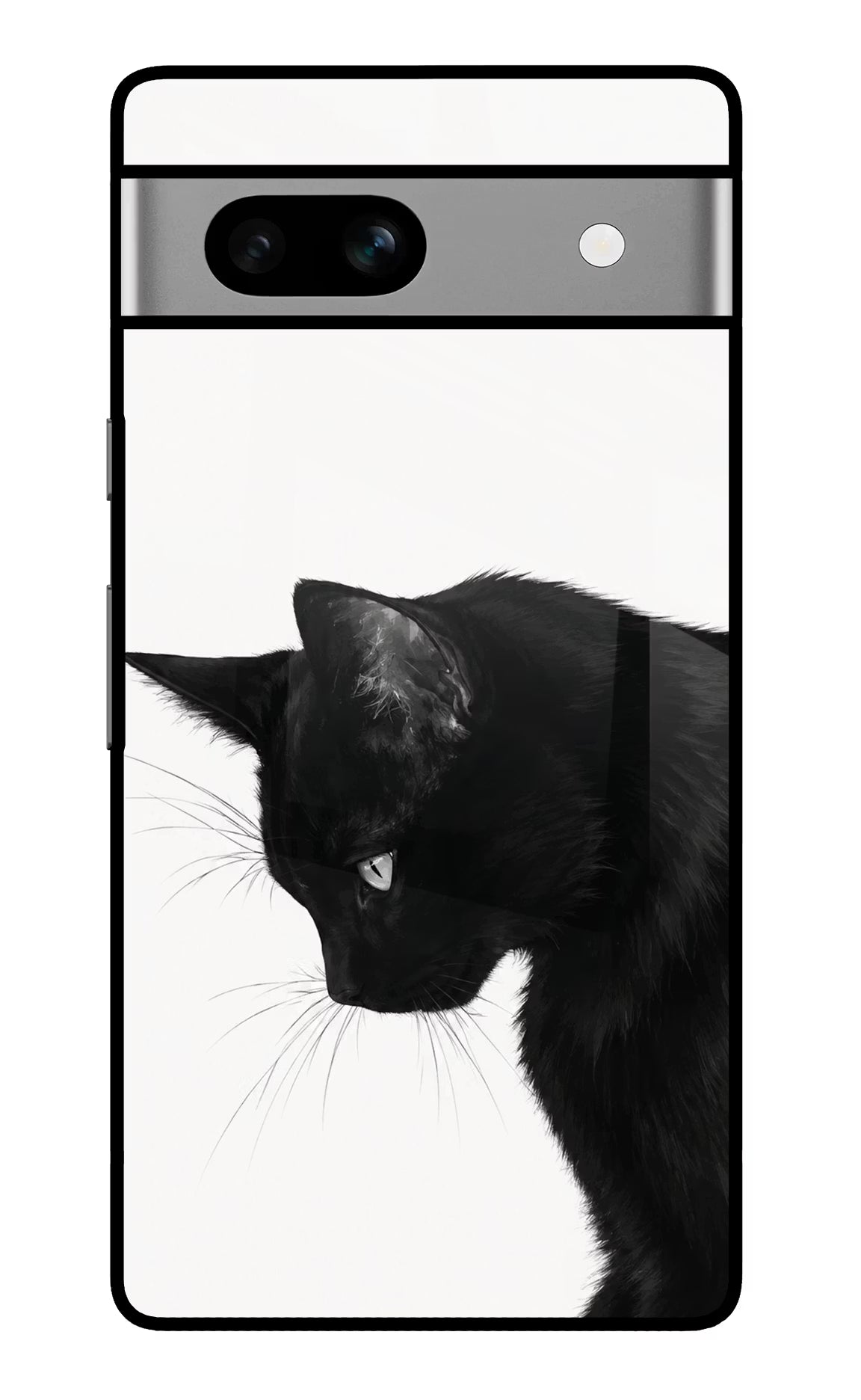 Shadow Gaze Google Pixel 7A Glass Case
