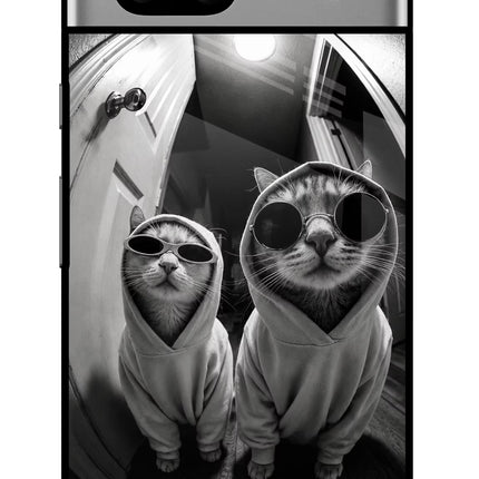 Hood Cats Google Pixel 7A Glass Case