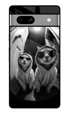Hood Cats Google Pixel 7A Glass Case