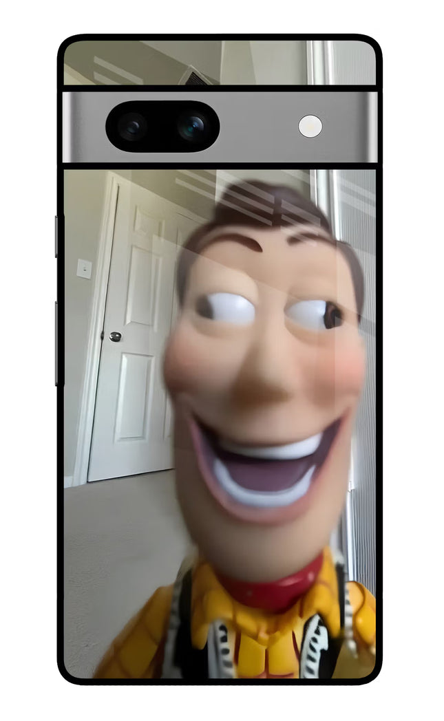 Side Eye Woody Google Pixel 7A Glass Case