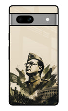 Netaji Rising Google Pixel 7A Glass Case Back Cover by Casekaro
