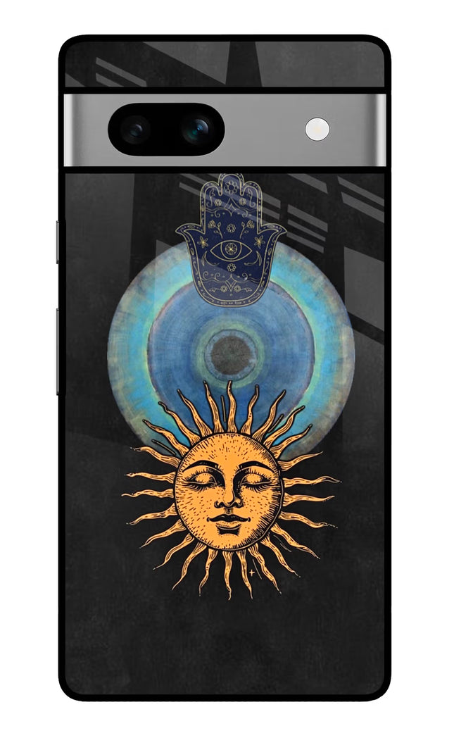 Divine Sun Google Pixel 7A Glass Case