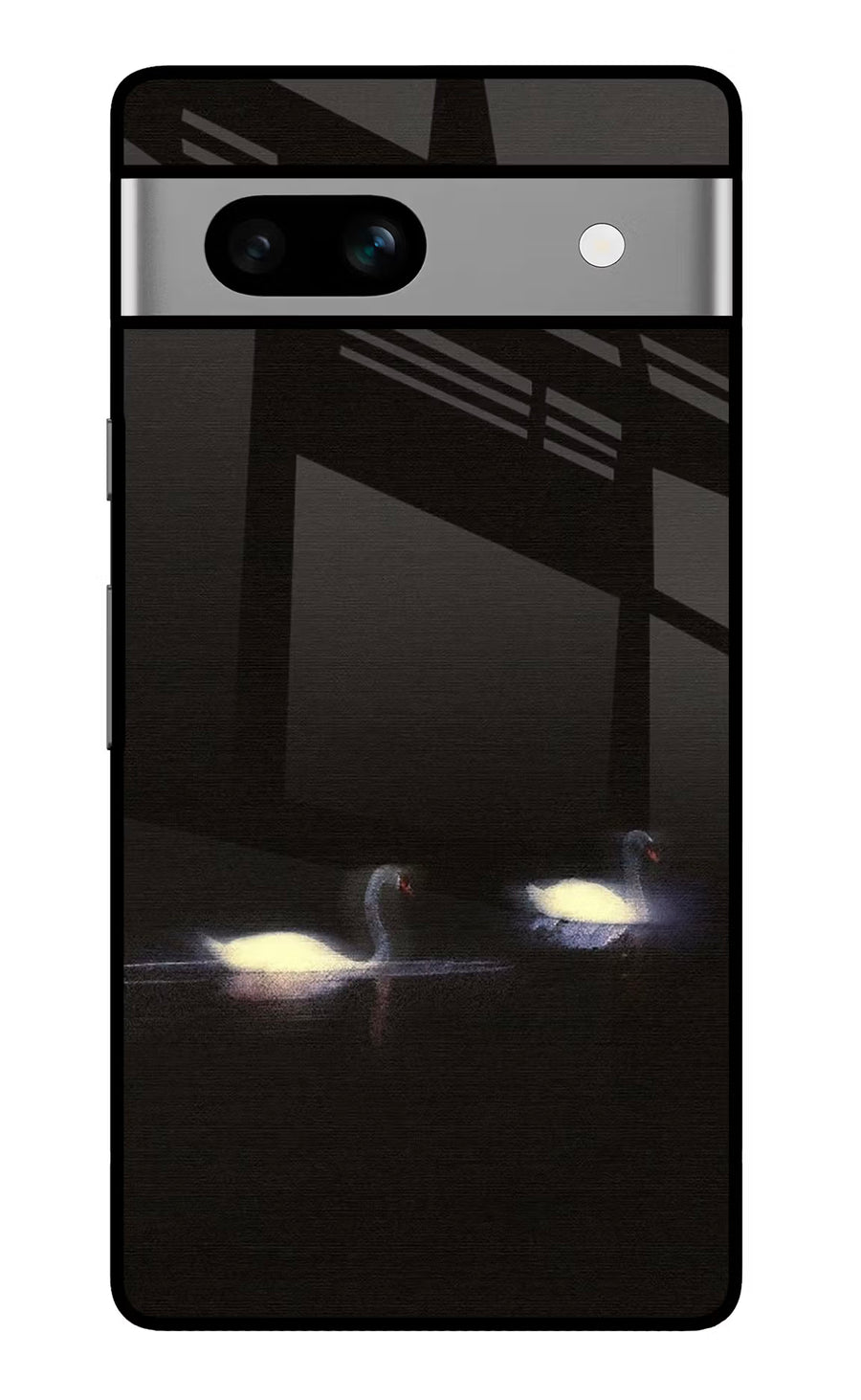 Silent Swans Google Pixel 7A Back Cover, Glass case