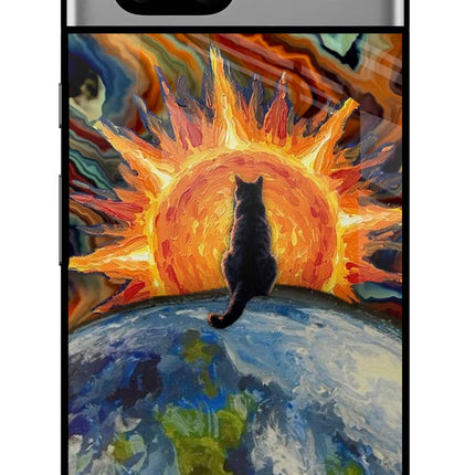 Sunrise Beyond Google Pixel 7A Glass Case Back Cover by Casekaro