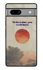 Pixel Sun Google Pixel 7A Glass Case